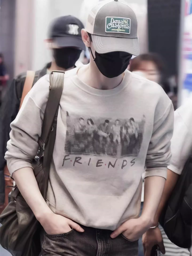 Enhypen Sunghoon Inspired Friends Crew Neck Sweatshirt
