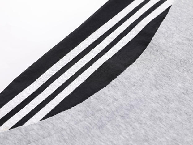 Enhypen Jay Inspired Deconstructed Double Waistband Three-Stripe Sweatpants
