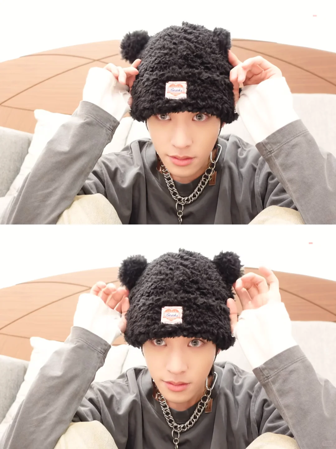 Enhypen&Twice&Lesserafim Inspired Bear Beanie