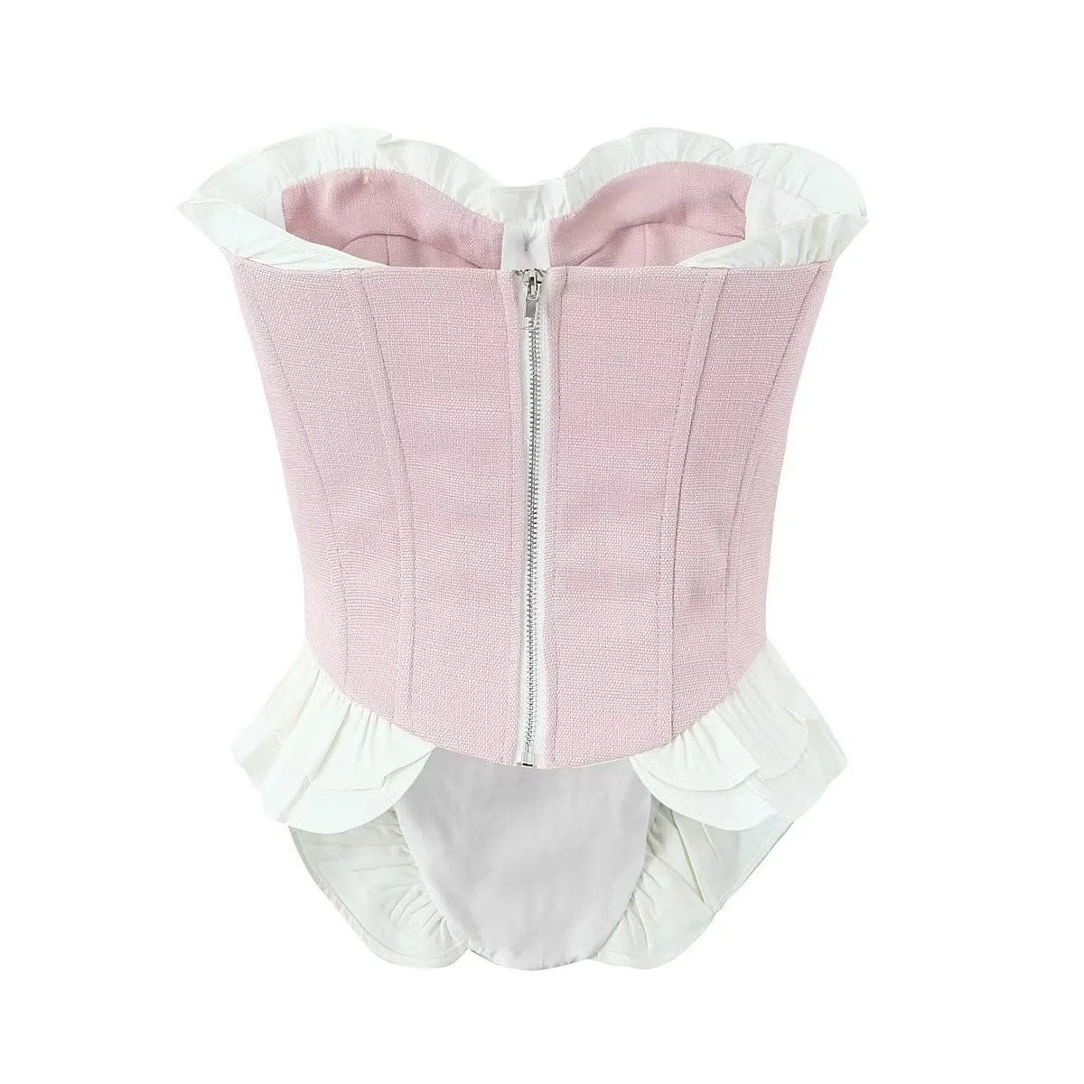 Balletcore Pink Boned Bodice-Outfitidea For Blinks BLACKPINK-Inspired Fashion
