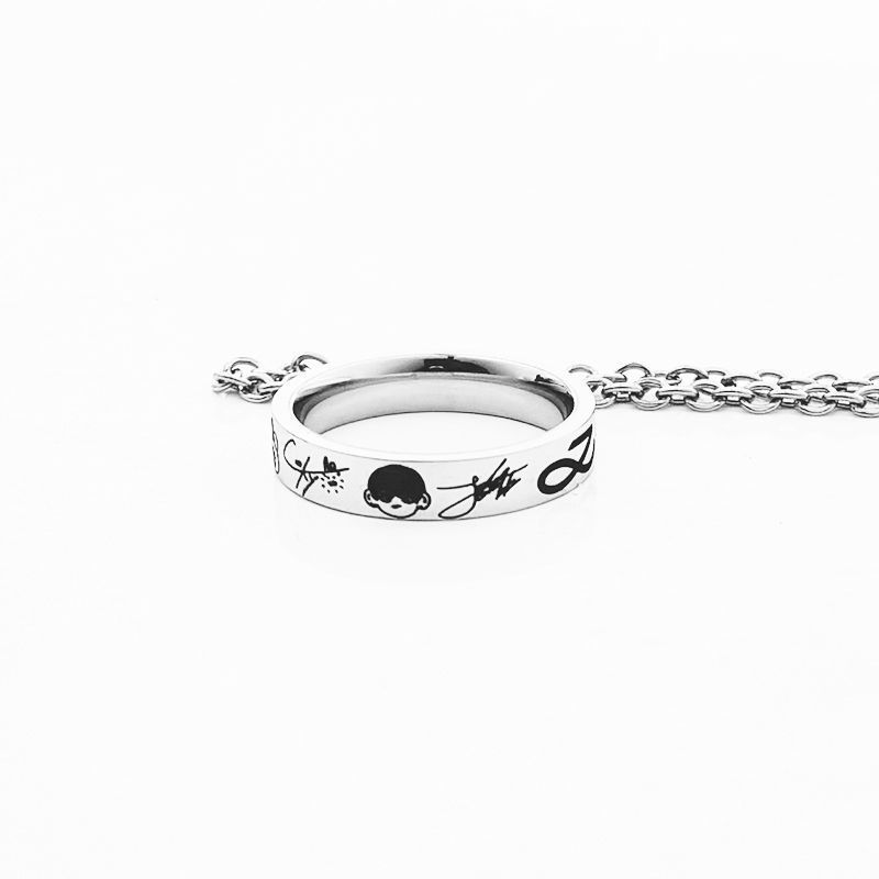 BTS Fanmade Birthdate Signature Ring 