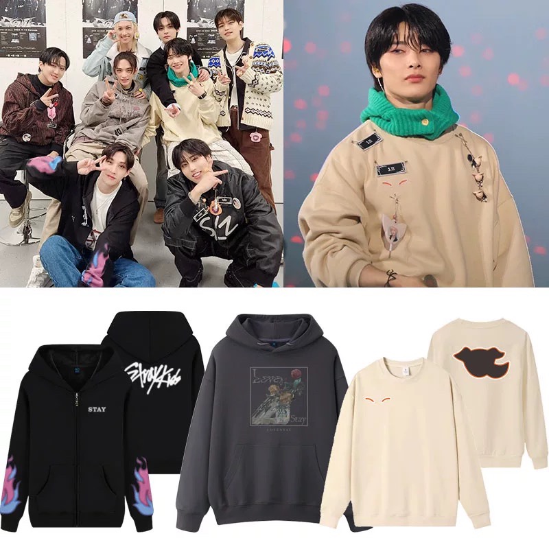 Stray Kids 2024 XMAS POPUP STORE MERCH INSPIRED HOODIE-straykids