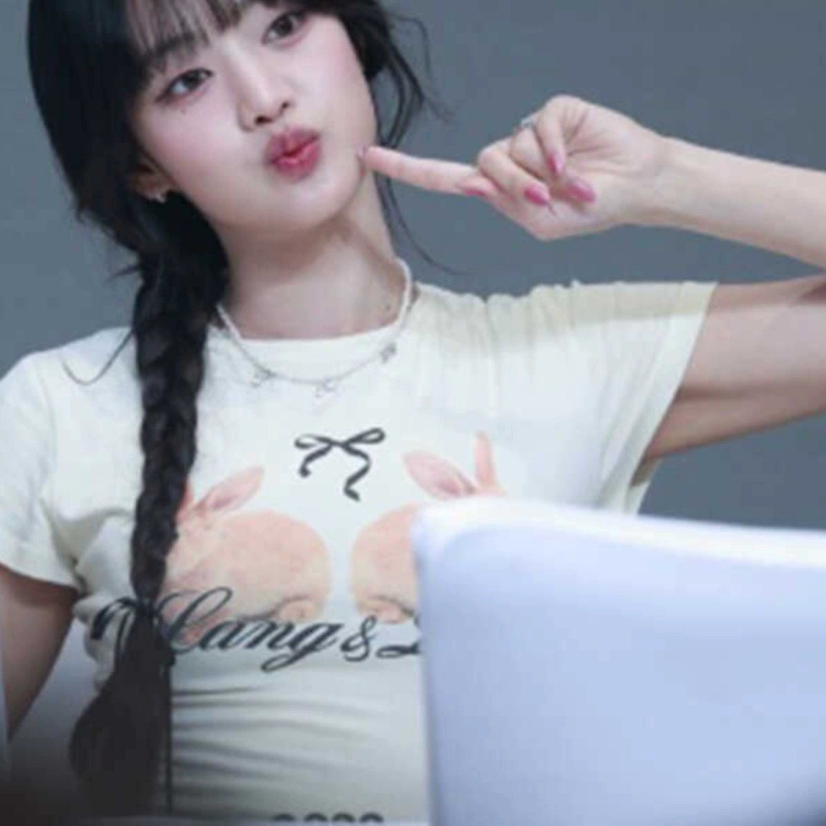 Gidle Minnie Inspired Bunny Print T-Shirt