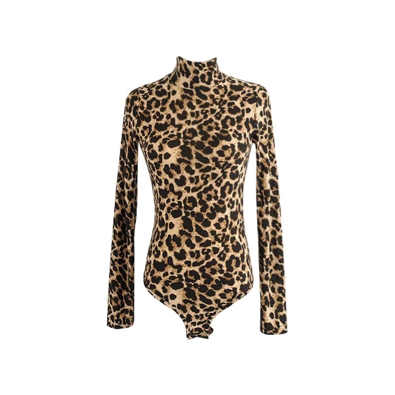 Aespa Giselle inspired Leopard Print Bodysuit