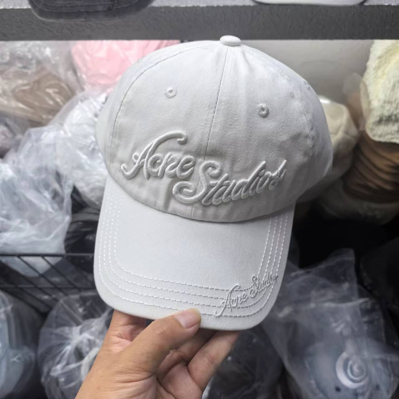 Enhypen Jake &Heeseung inspired Acne Embroidered baseball cap
