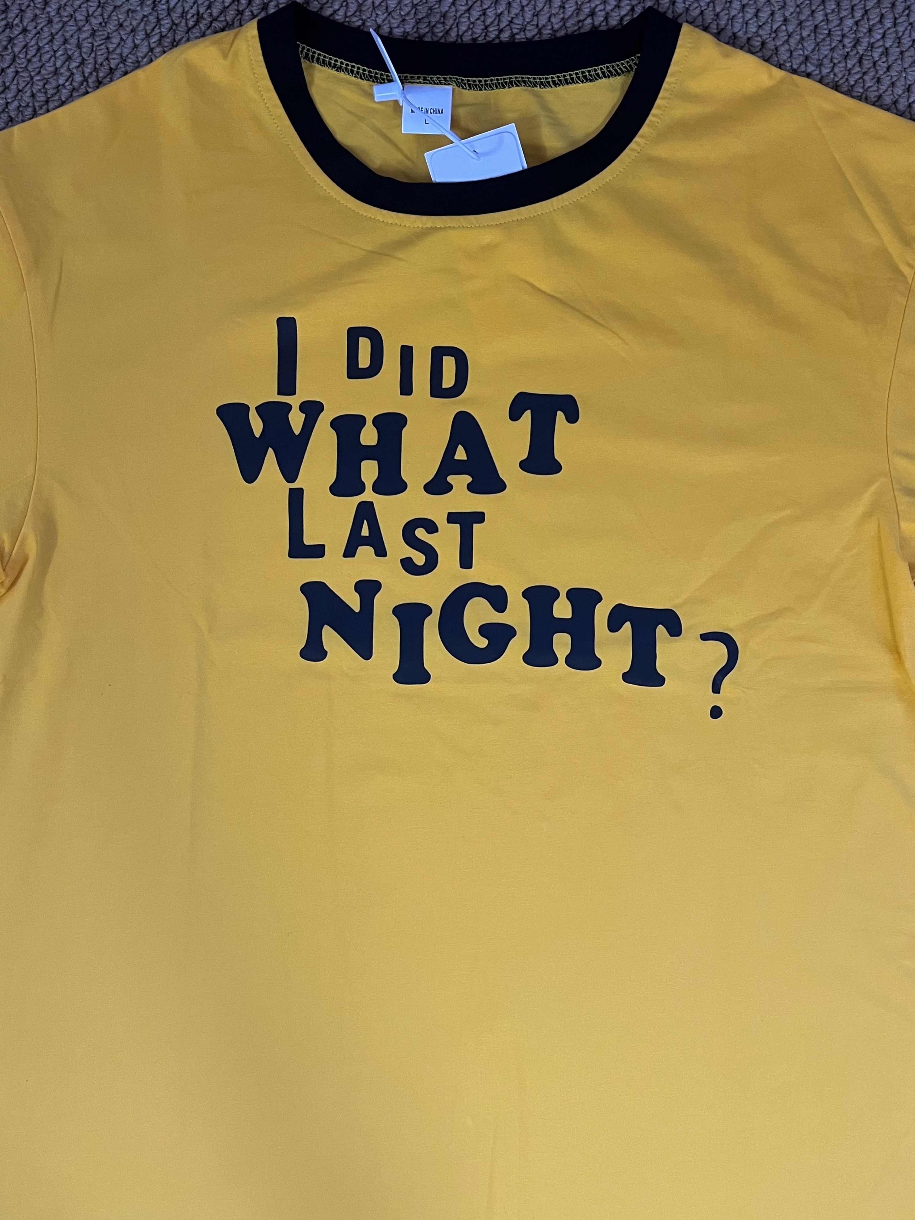 Seventeen Mingyu & TXT Yeonjun Inspired Vibrant Yellow Contrast Short Sleeve Tee