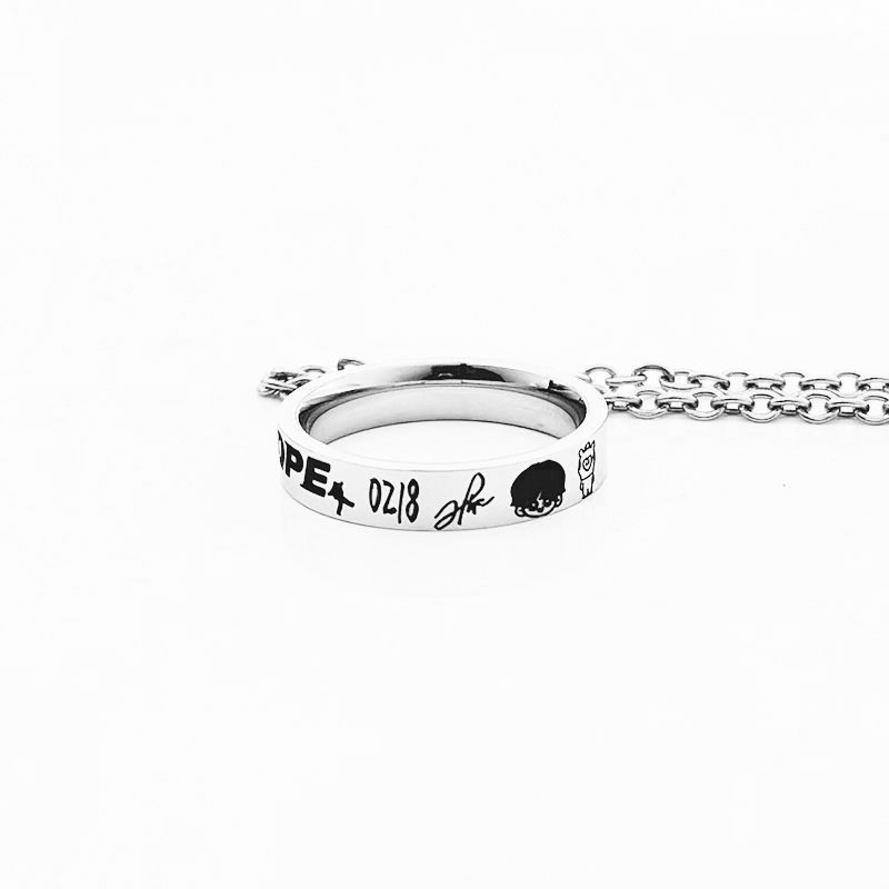 BTS Fanmade Birthdate Signature Ring 