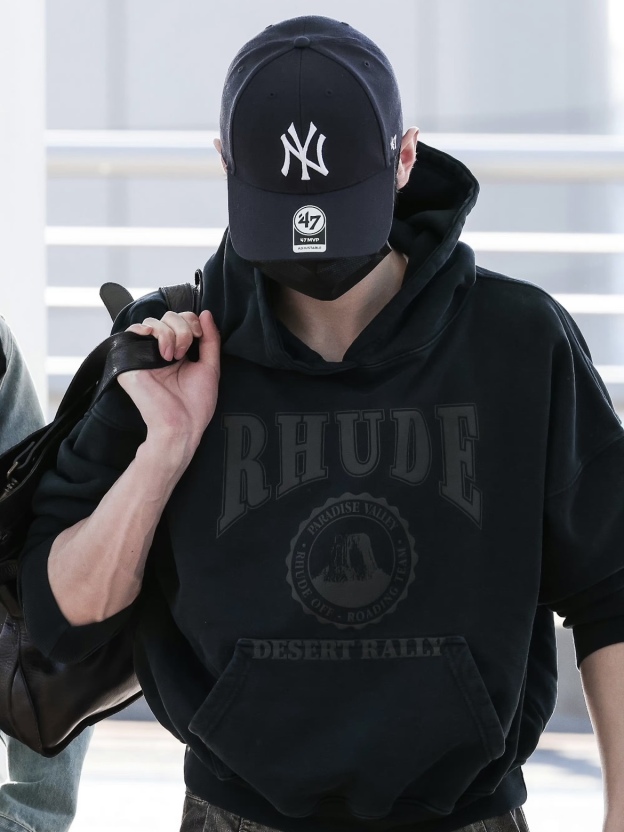 Enhypen Sunghoon Inspired Rhude Desert Rally Hoodie