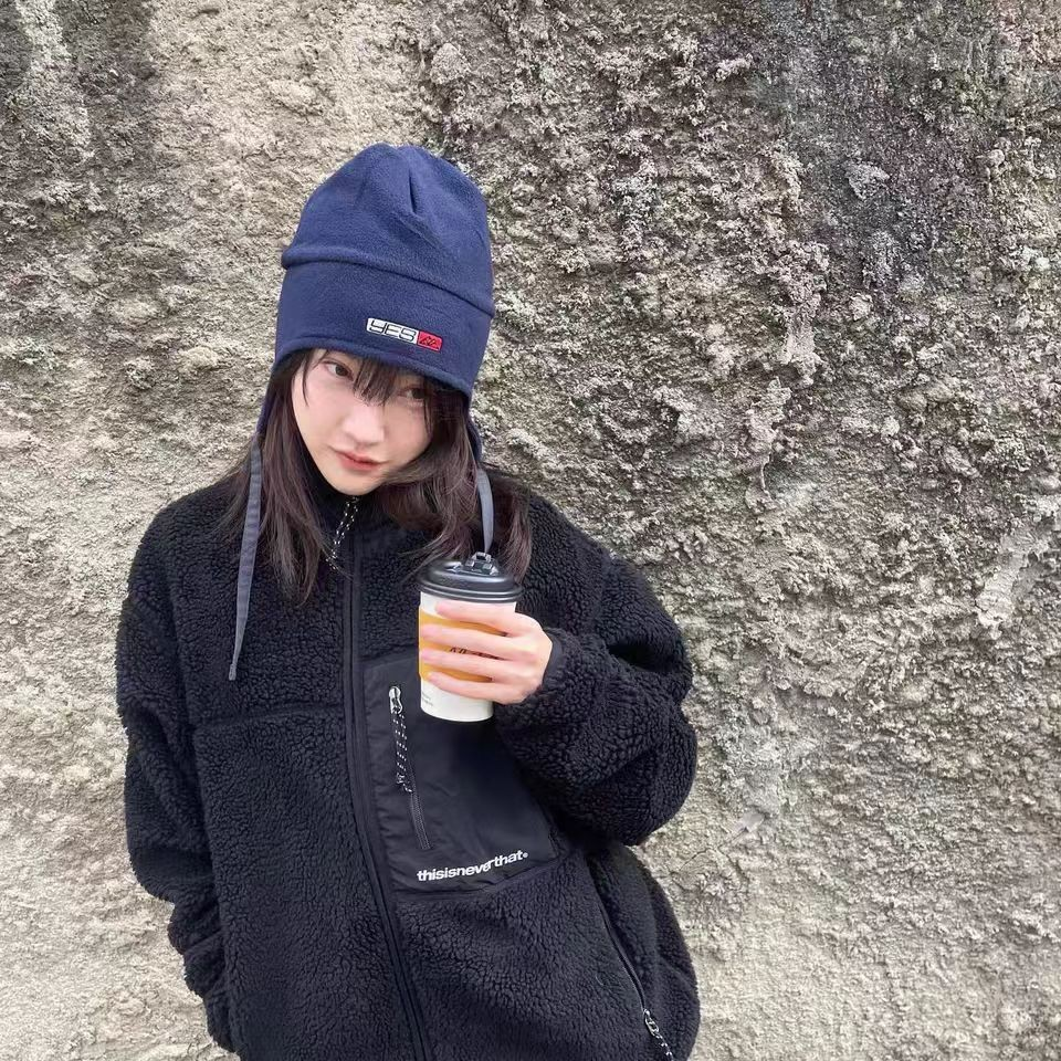 Blackpink Jennie&Newjeans Haerin Inspired Polar Fleece Earflap