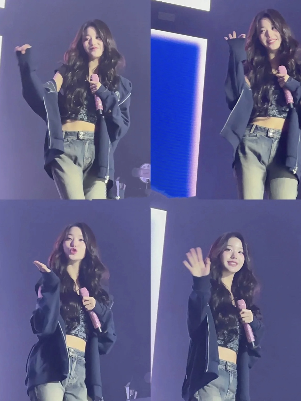 NCT&WayV&IVE Inspired 129 Logo Patch Zip-up Hoodie