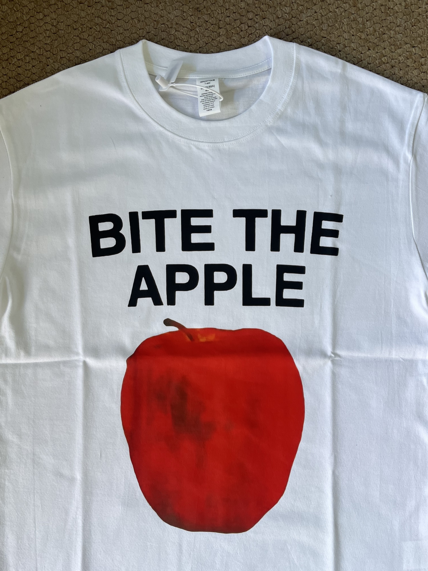 Cortis Keonho Inspired Bite The Apple Graphic T-Shirt