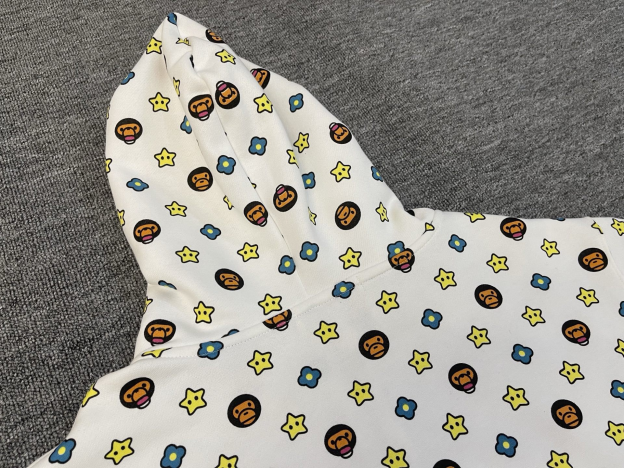 NewJeans Haerin Inspired BABY MILO Print Zip-Up Hoodie Jacket