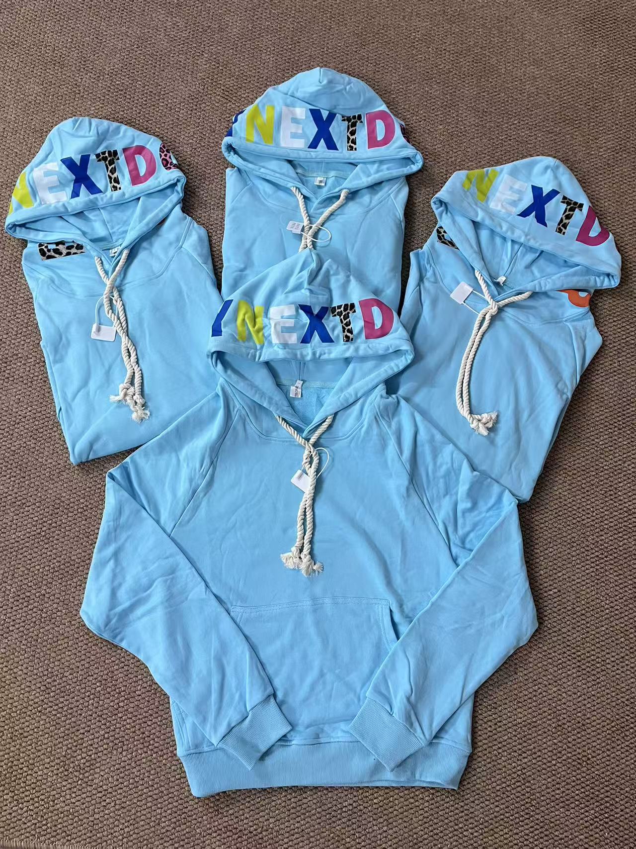 BND one and only stage inspired BLUE HOODIE PIINK HOODIE