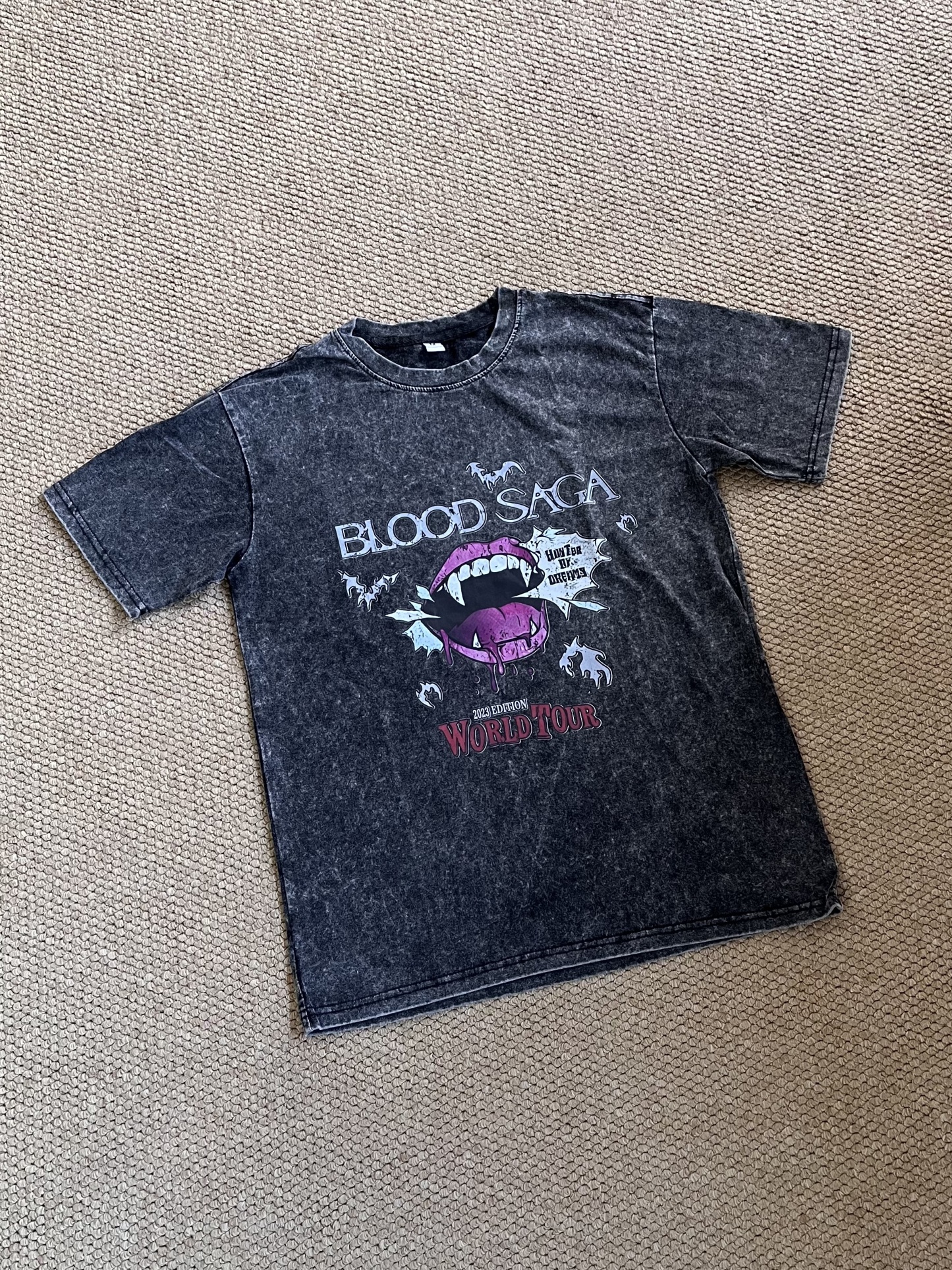 ENHYPEN concert inspired blood saga world tour print tshirt
