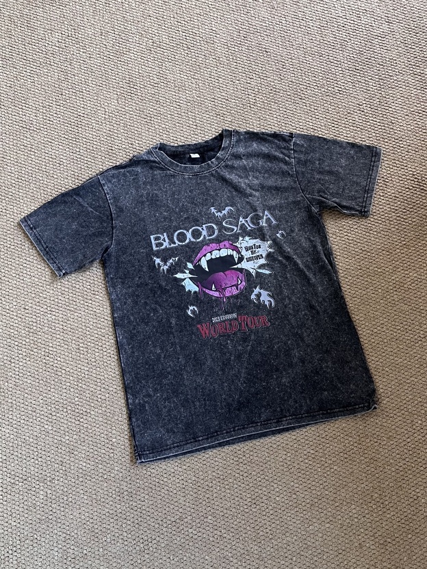 ENHYPEN concert inspired blood saga world tour print tshirt