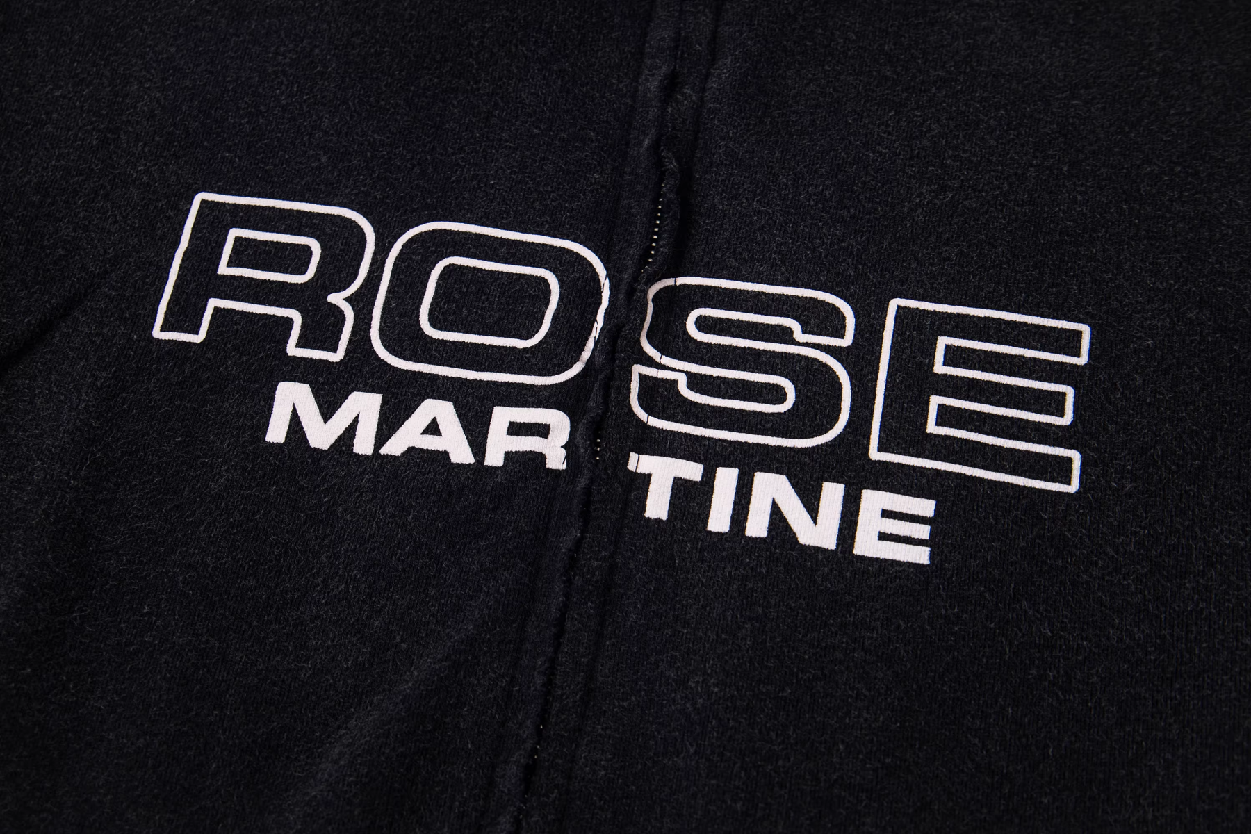 Aespa Winter Inspired Logo-Print Washed Bomber Jacket