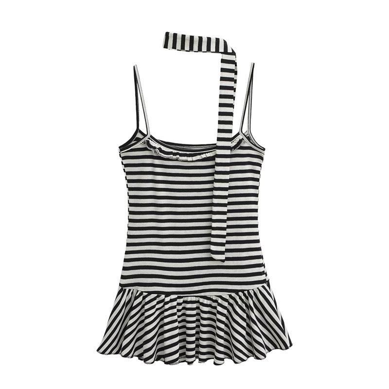 BABYMONSTER Ahyeon Summer Striped Scarf Set