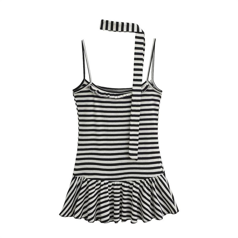 BABYMONSTER Ahyeon Summer Striped Scarf Set