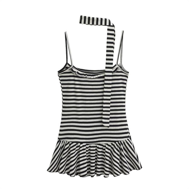 BABYMONSTER Ahyeon Summer Striped Scarf Set