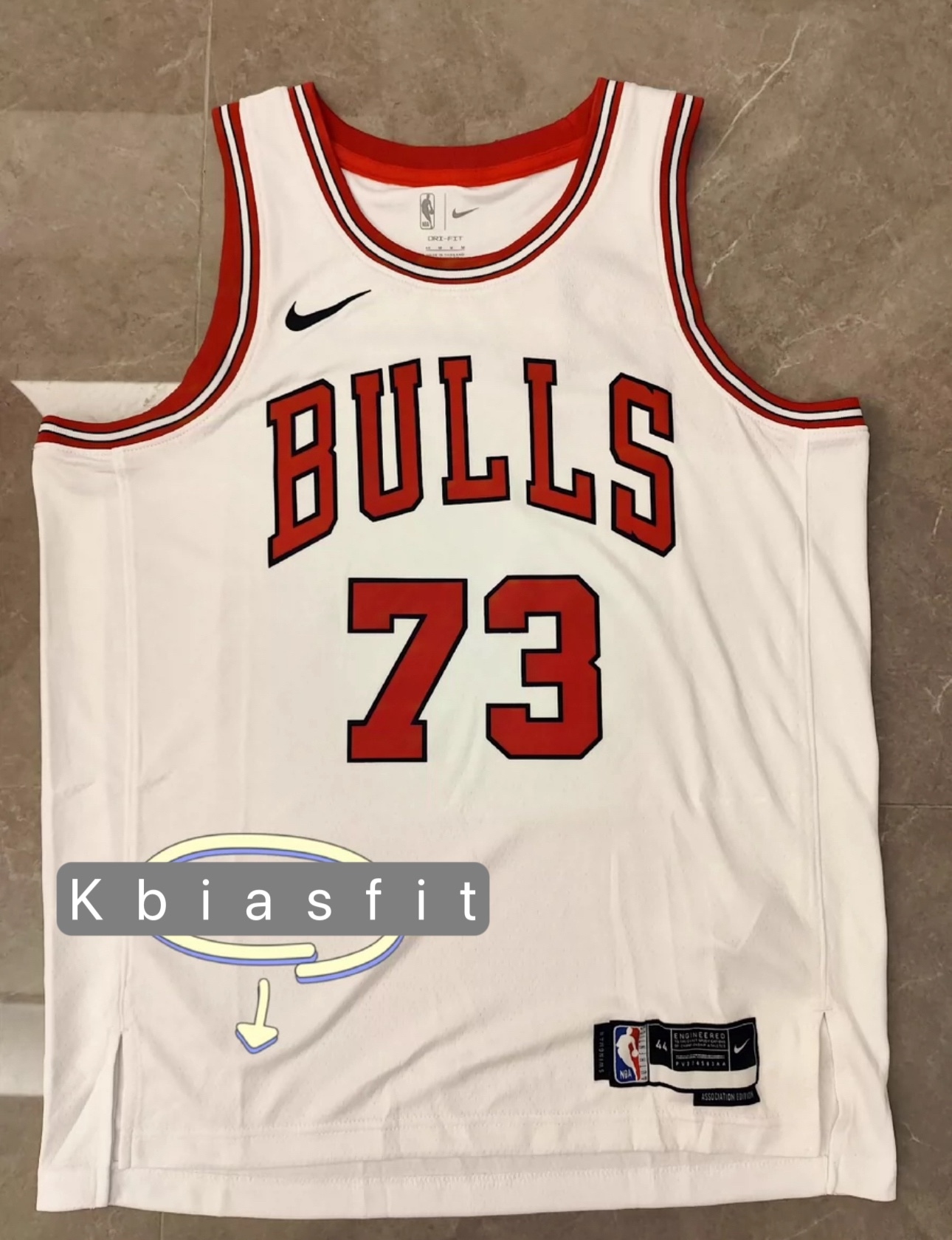 NEWJEANS HANNI customized Chicago Bulls 73 Jersey