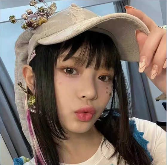 NewJeans Style Bunny Ear Brimmed Hat - NJZ