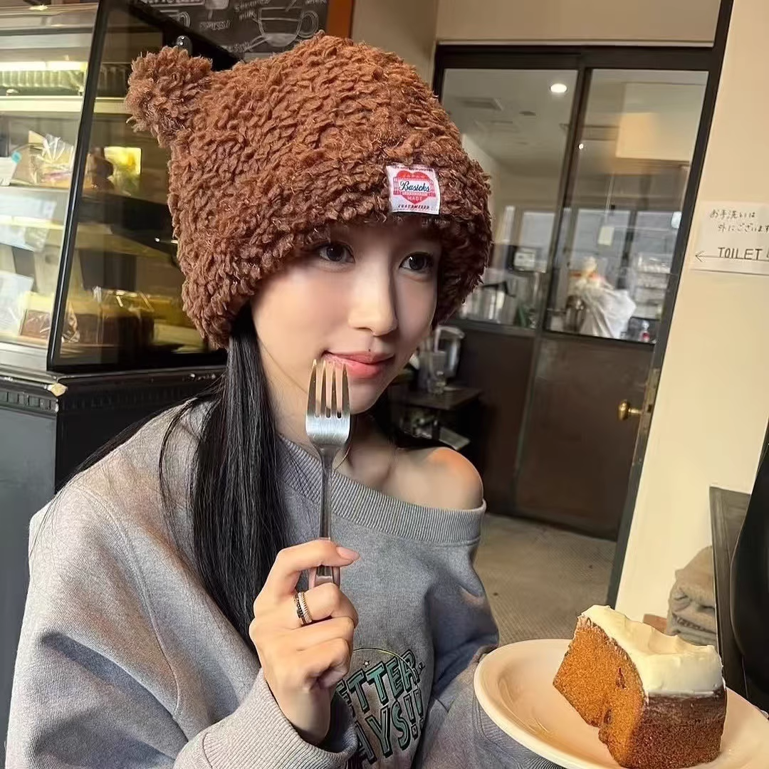 Enhypen&Twice&Lesserafim Inspired Bear Beanie