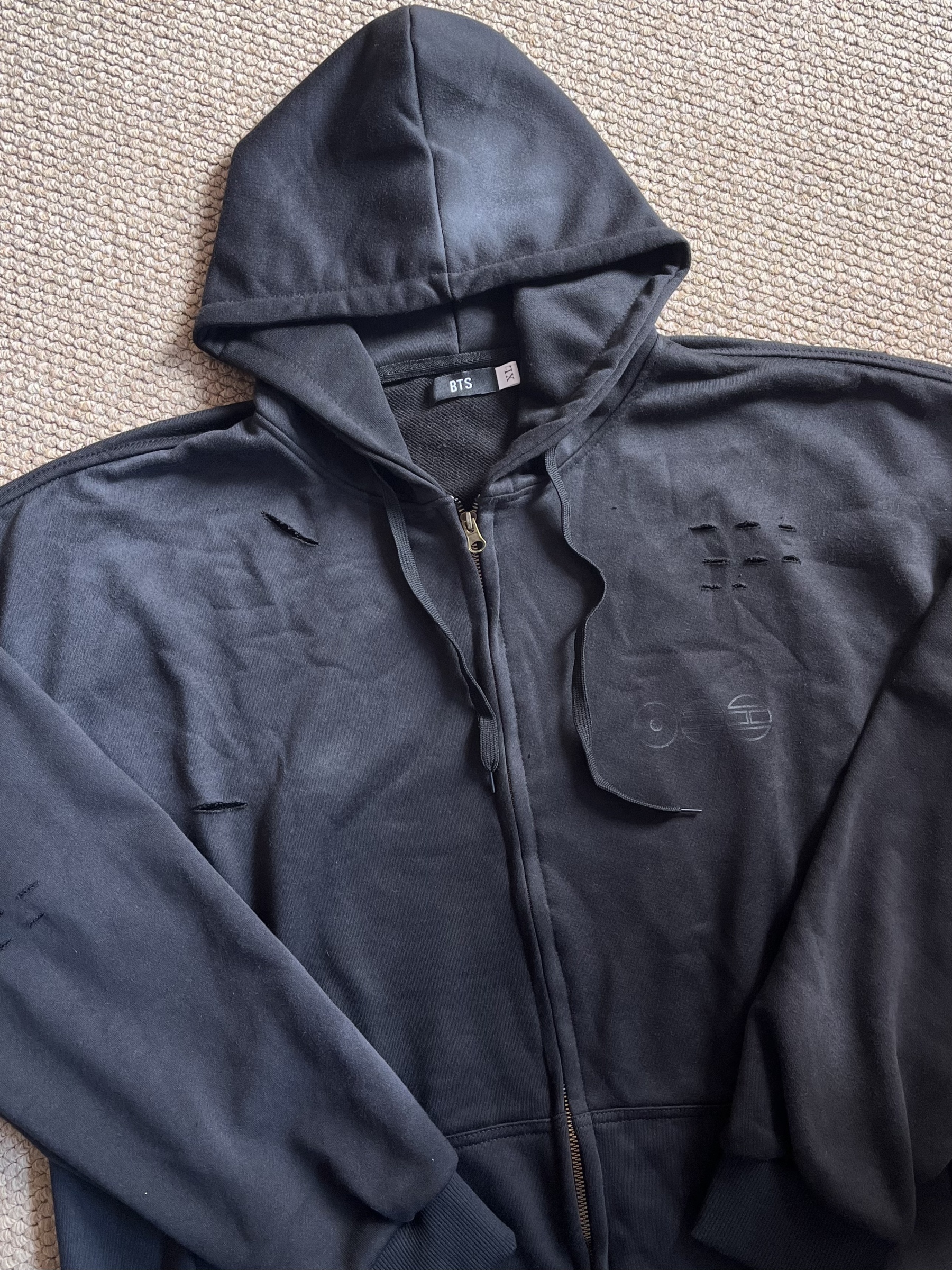 ARIRANG World Tour  inspired BTS Black Vintage Hoodie 