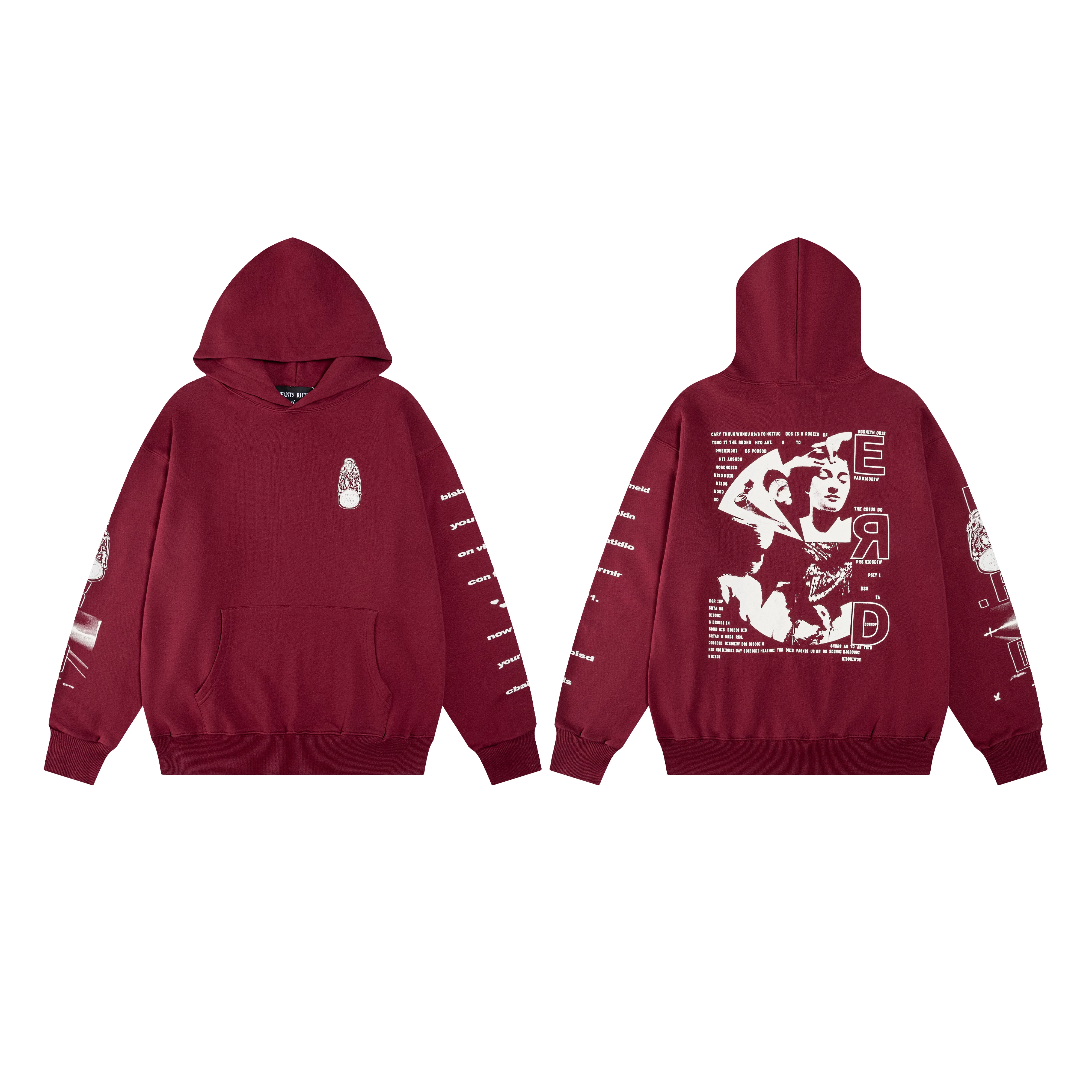 Enhypen Ni-ki I inspired ERD Remember When Red Hoodie-niki