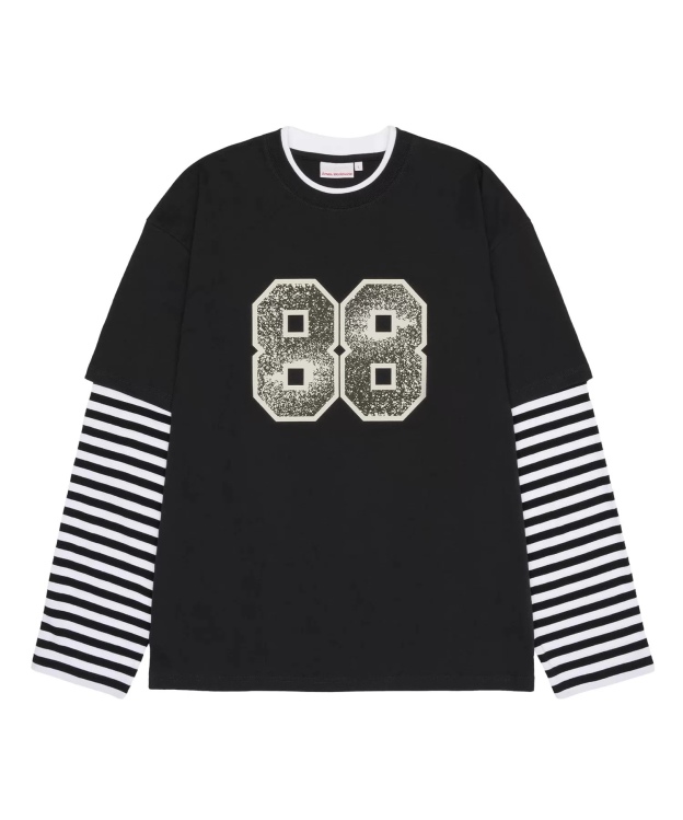ENHYPEN Jay Striped Layered Long Sleeve T-Shirt 