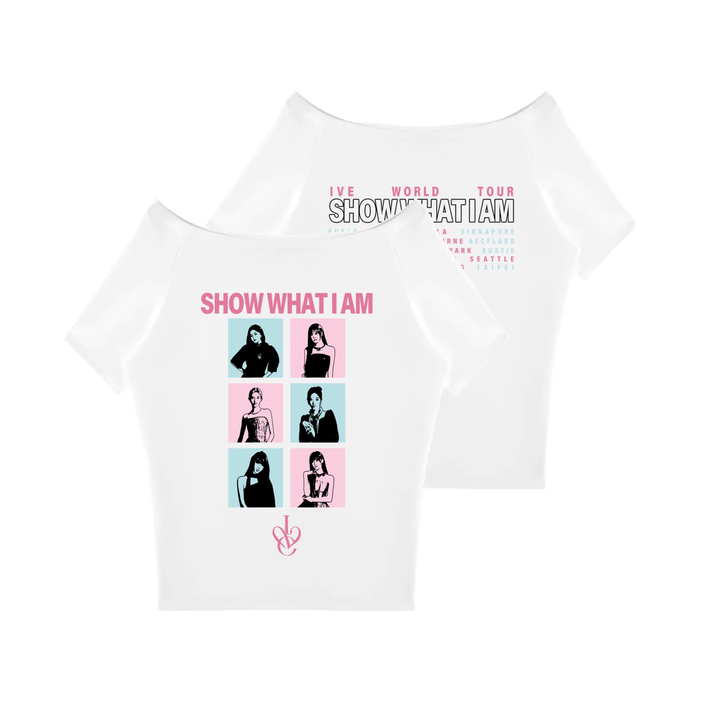 IVE 2026 WORLD TOUR SHOW WHAT I AM PORTRAIT TEE