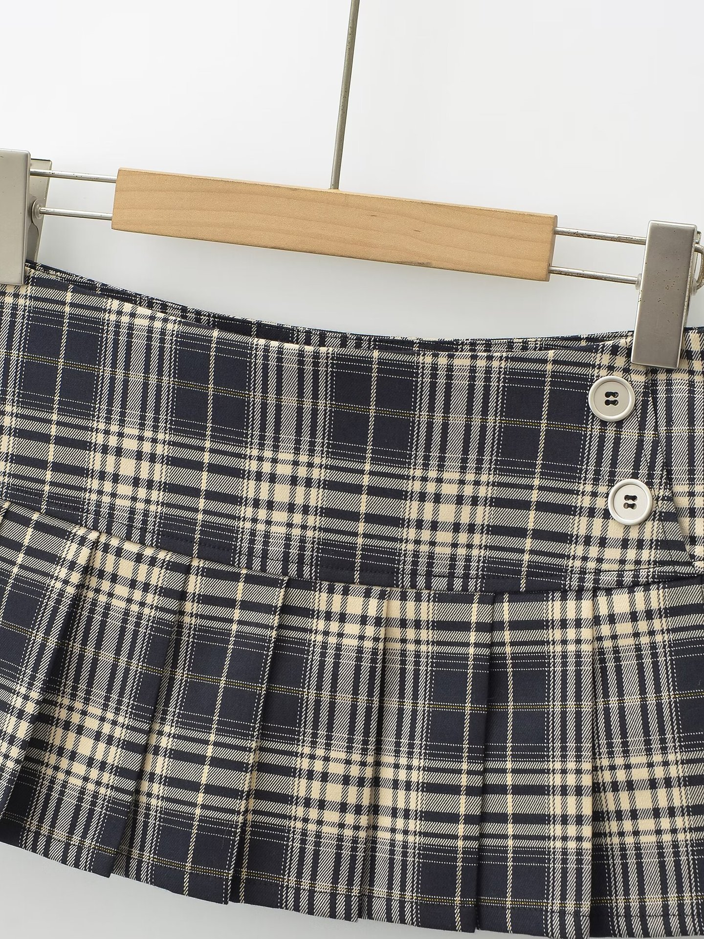 Plaid Low Waisted Short Skirt-Straykids concert outfitidea for STAY