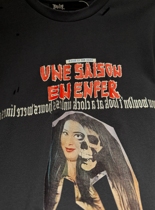 Stray kids Hyunjin Inspired Une Saison En Enfer Distressed T-shirt-Straykids