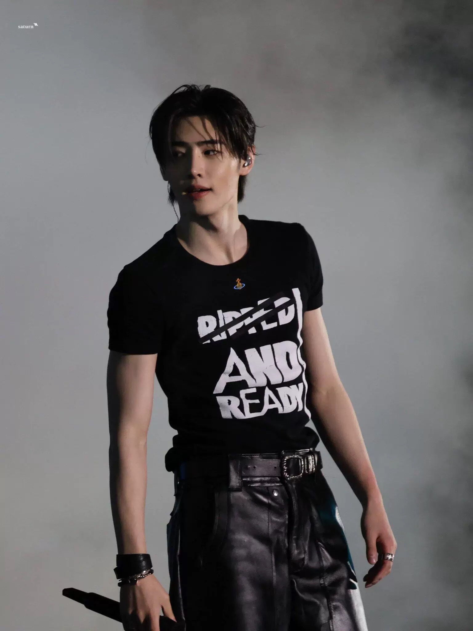 ENHYPEN Sunghoon Inspired 2025 Unisex Black T-Shirt