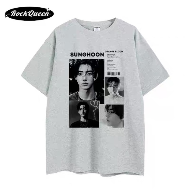 Enhypen Custom Member Graphic T-Shirt