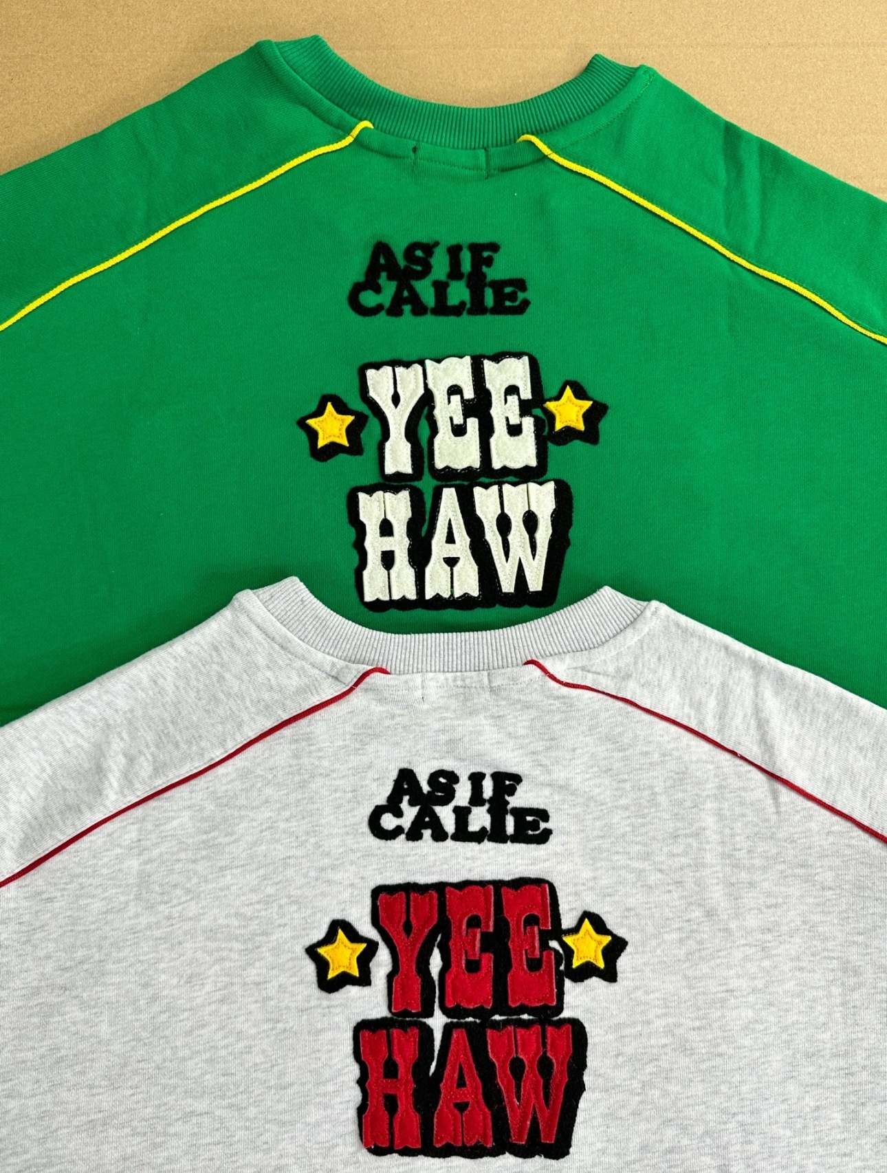 BLACKPINK Jennie & Aespa KARINA Inspired Letter Embroidery Oversized Sweatshirt 