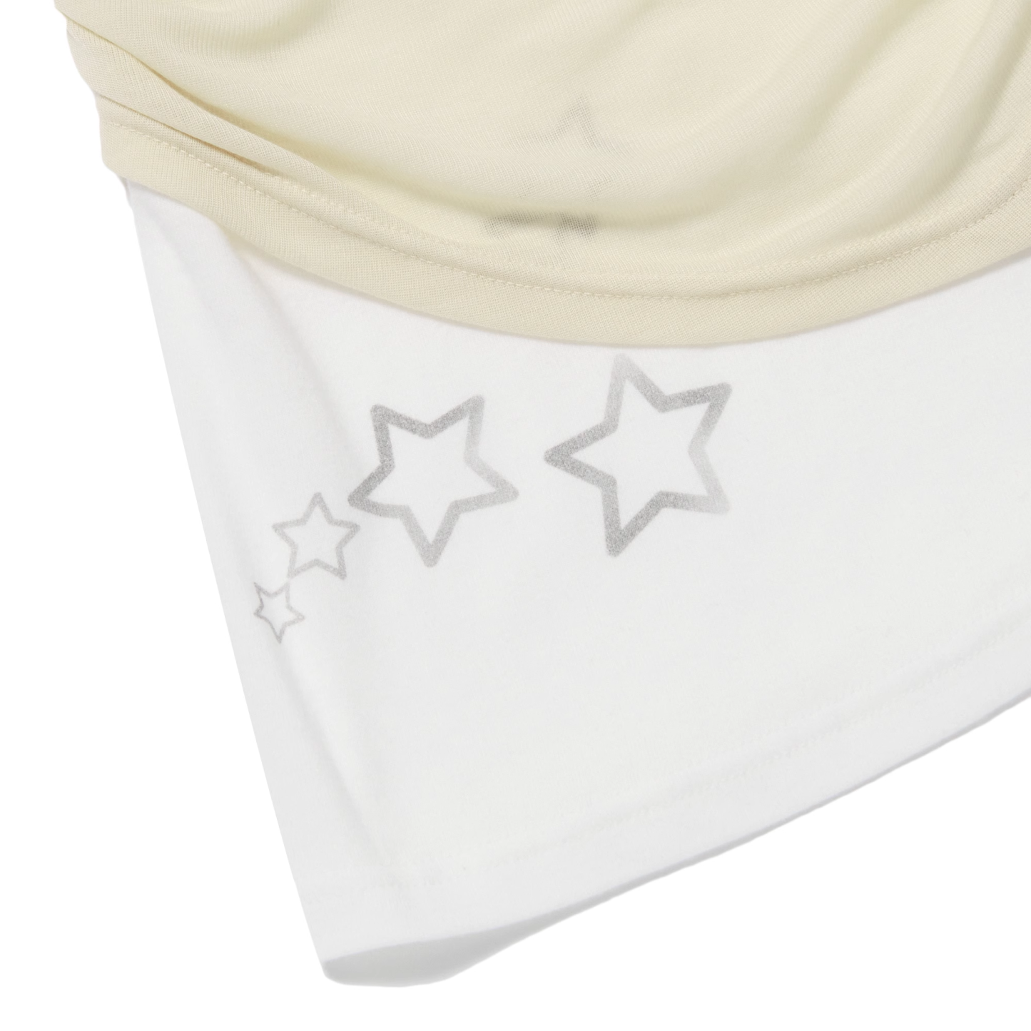 Twice Nayeon Inspired Round Neck Fake Two Piece Long Sleeve