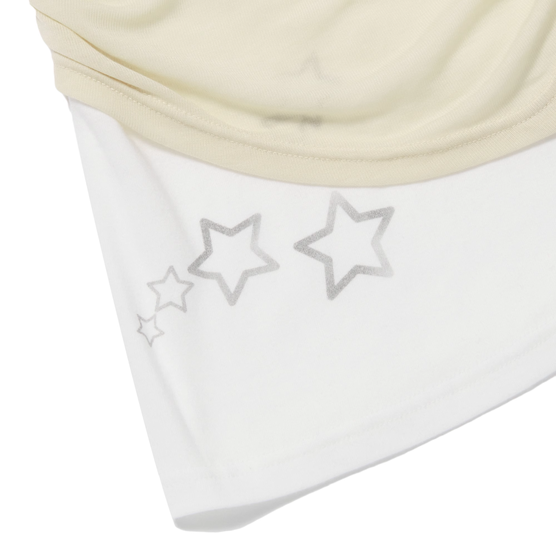 Twice Nayeon Inspired Round Neck Fake Two Piece Long Sleeve