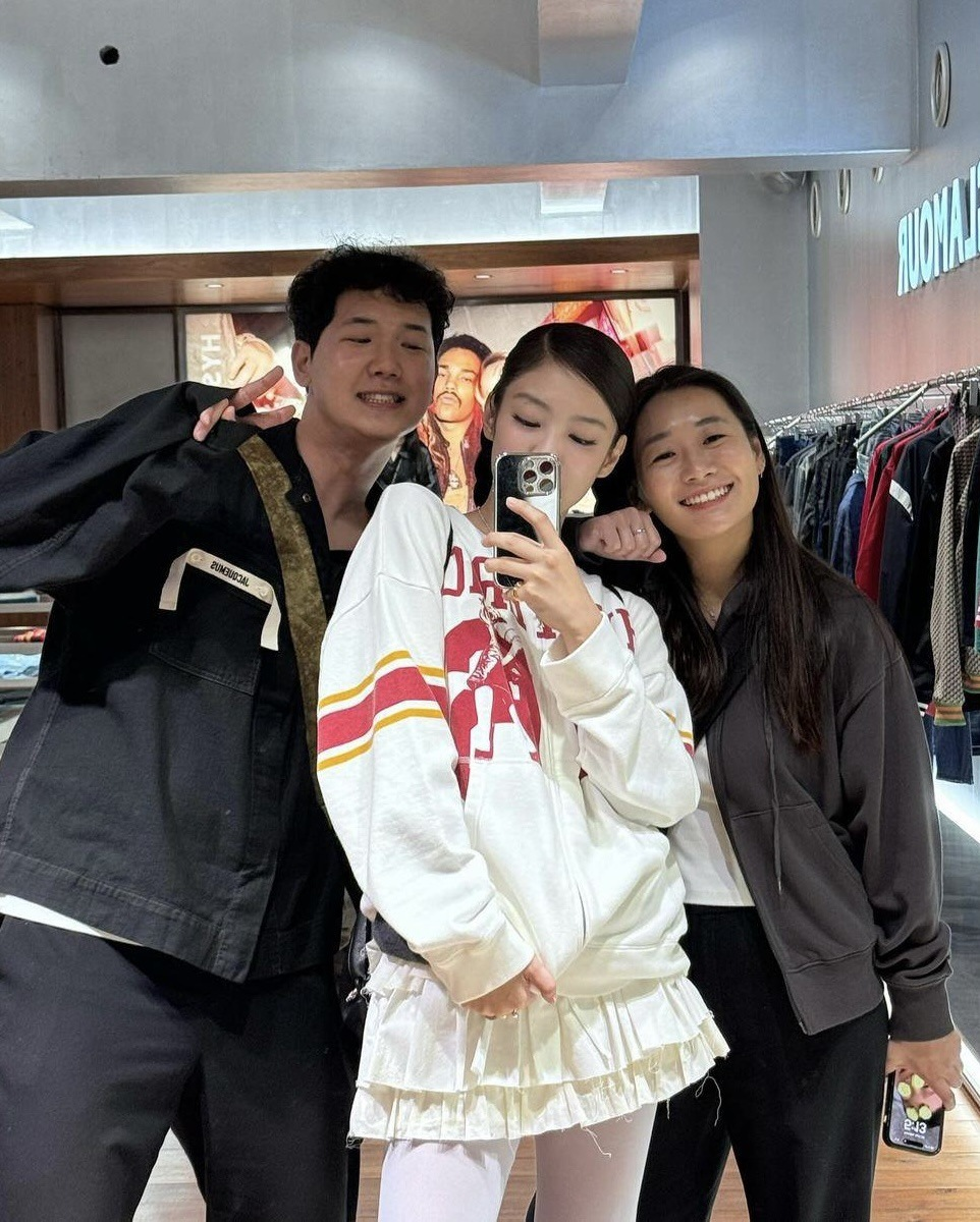 Jersey Zipper Sweatshirt Jacket-Blackpink Jennie