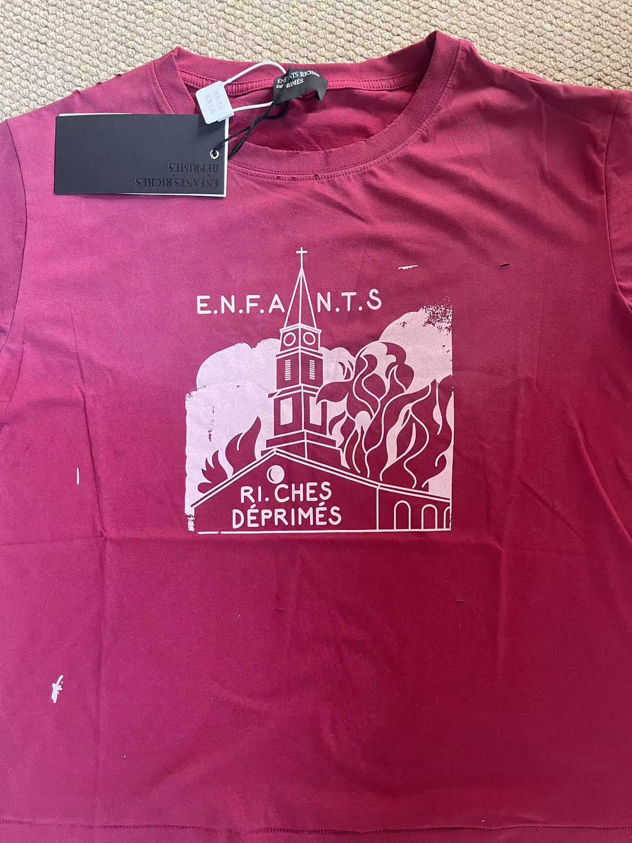Enhypen NiKI inspired ERD red print tshirt-NI-KI