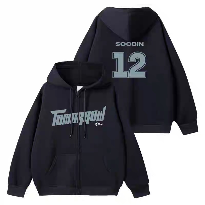 TXT 2025 World Tour Act Promise in Japan Merch Inspired Zip-up Hoodie