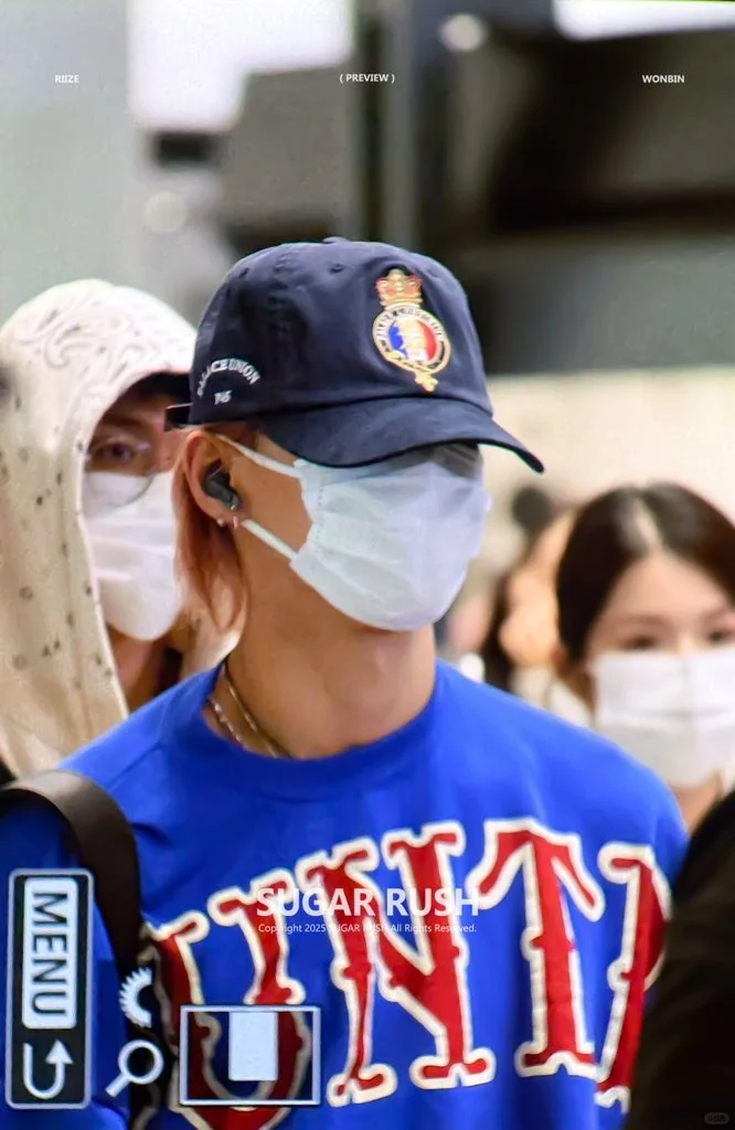 RIIZE Wonbin Inspired Klein Blue Crewneck Sweatshirt