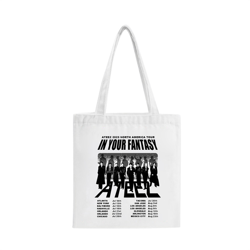 ATEEZ 2025 In Your Fantasy World Tour Merch Inspired Custom Tote Bag