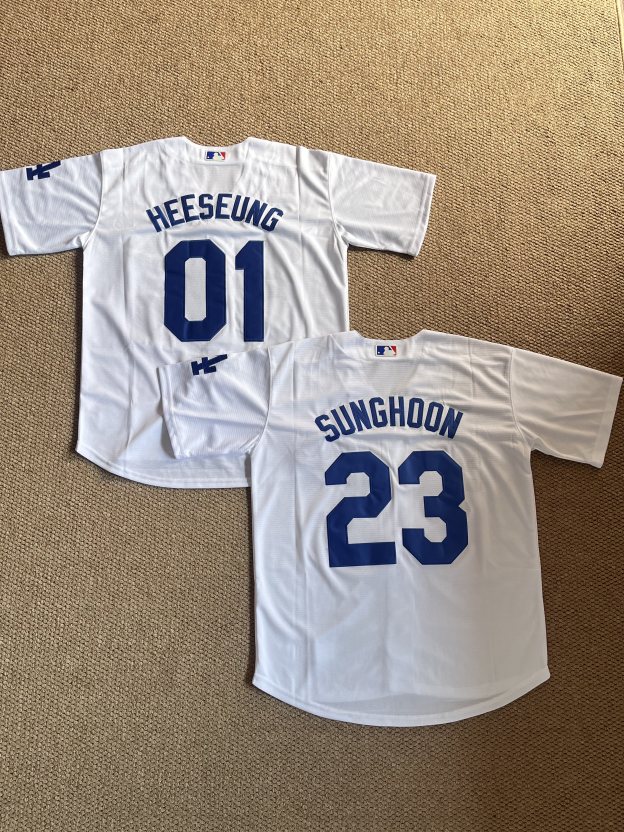 Enhypen Custom Dodgers Baseball Jersey