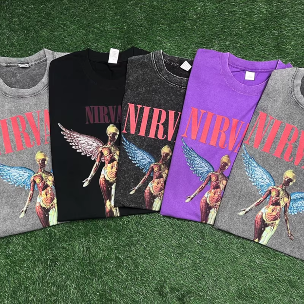 Stray Kids Hyunjin Inspired Nirvana In Utero Angelic T-Shirt-Straykids