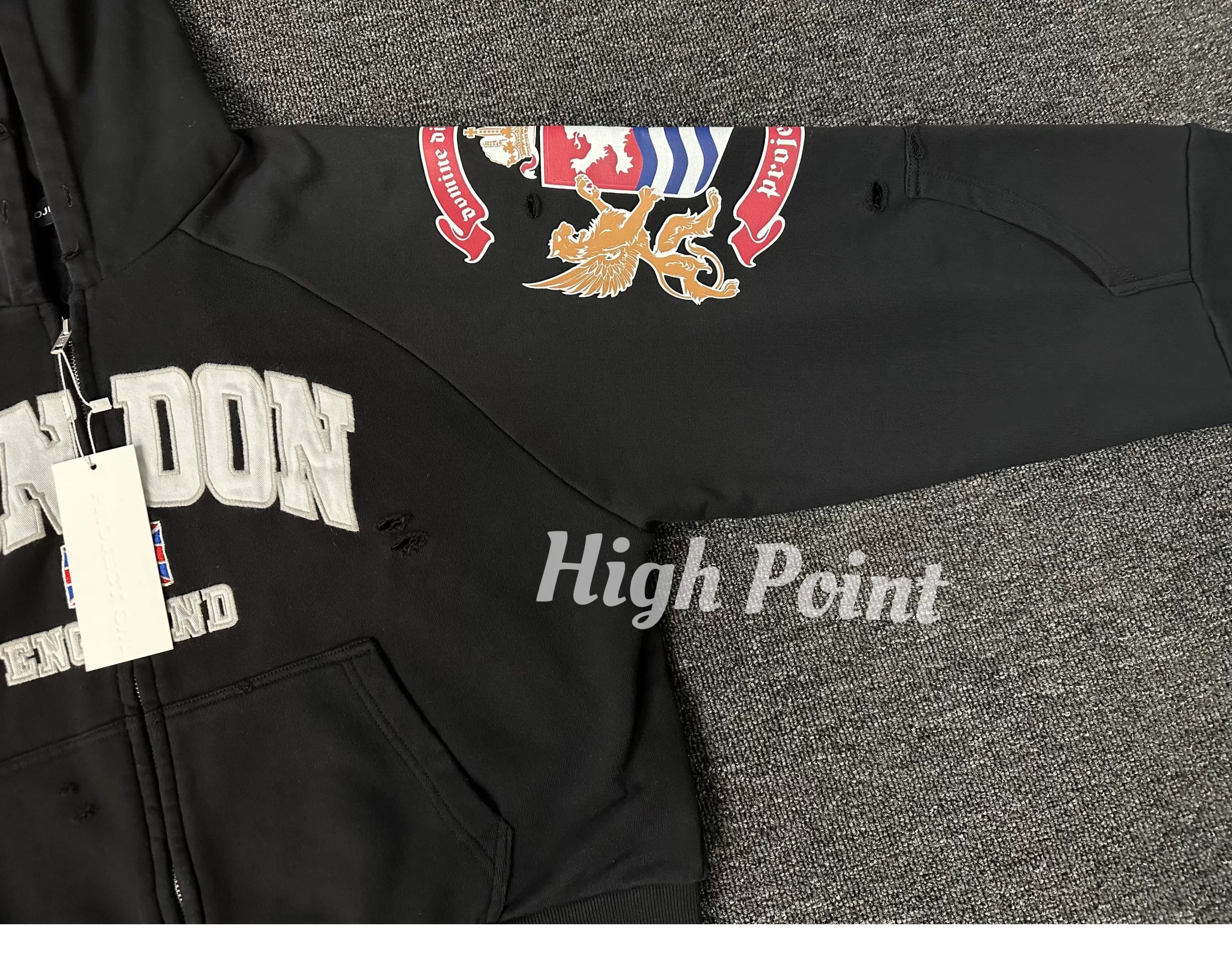 Seventeen Minghao Embroidered inspired Patchwork Hip pop Hoodie-The8