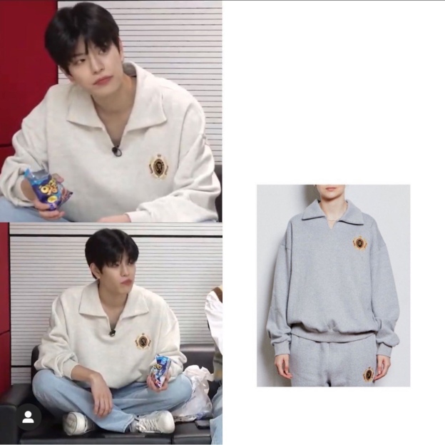 Straykids&ITZY&GIDLE Embroidered Polo Sweatshirt
