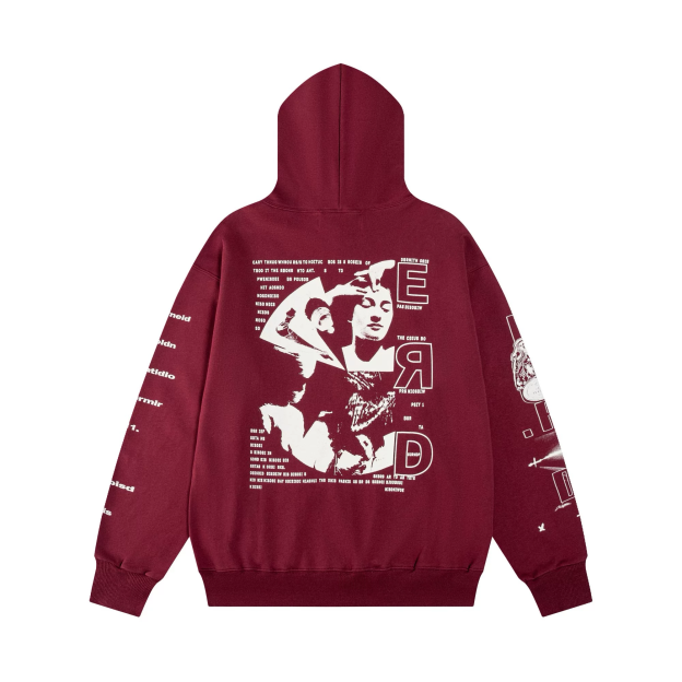 Enhypen Ni-ki I inspired ERD Remember When Red Hoodie-niki