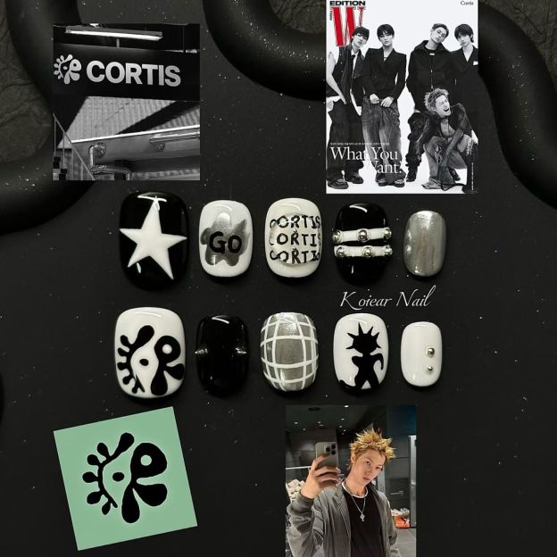 Cortis Inspired Custom Handmade Press-On Nails