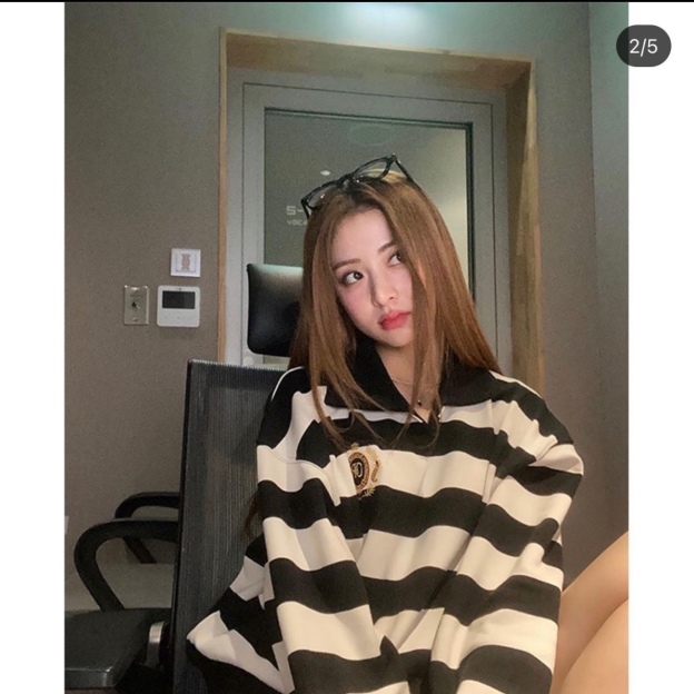 Straykids&ITZY&GIDLE Embroidered Polo Sweatshirt