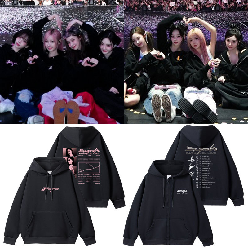 Aespa Synk Parallel Line in Toronto Inspired Hoodie